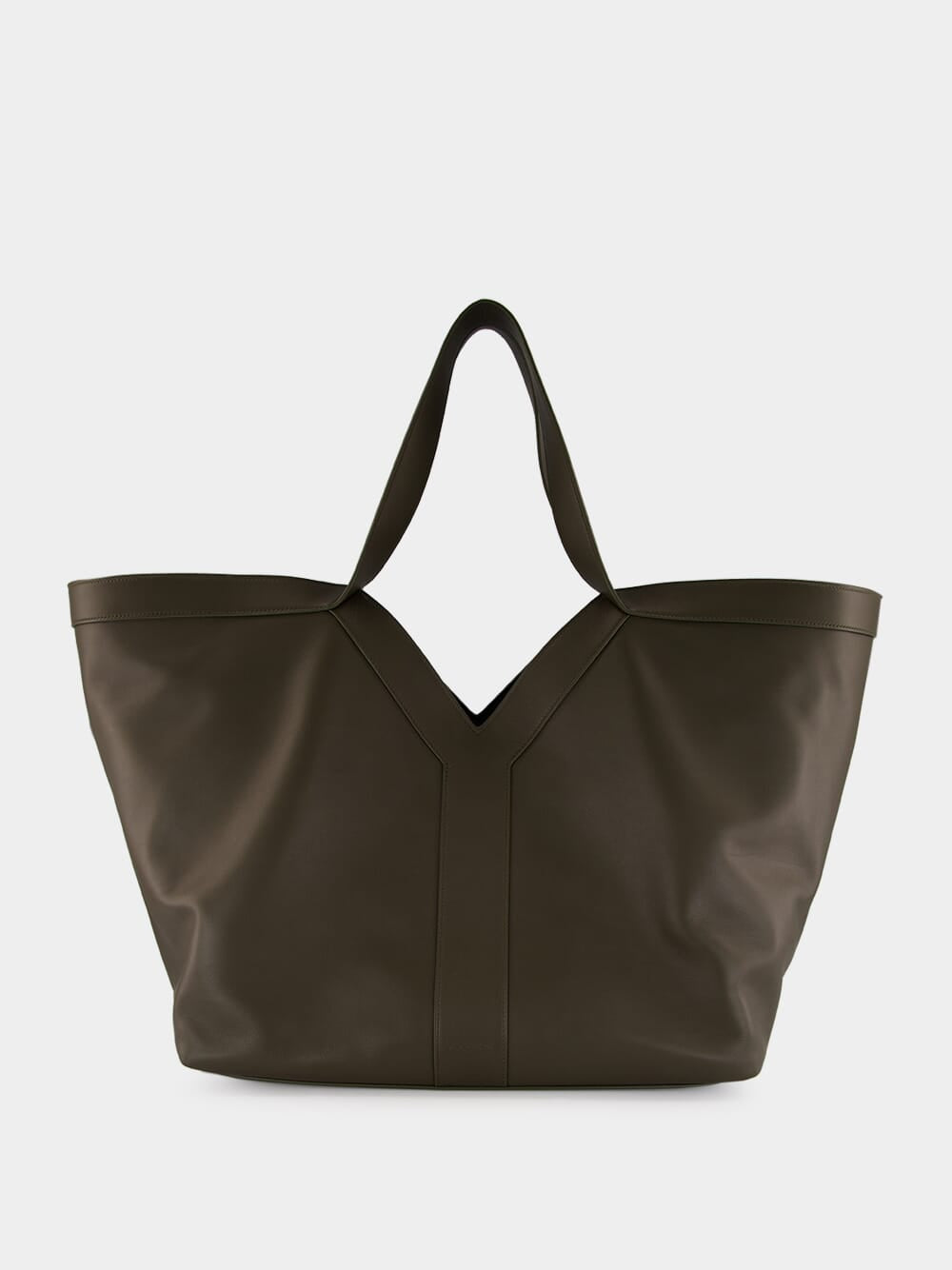 Light Musk Y Tote in Leather