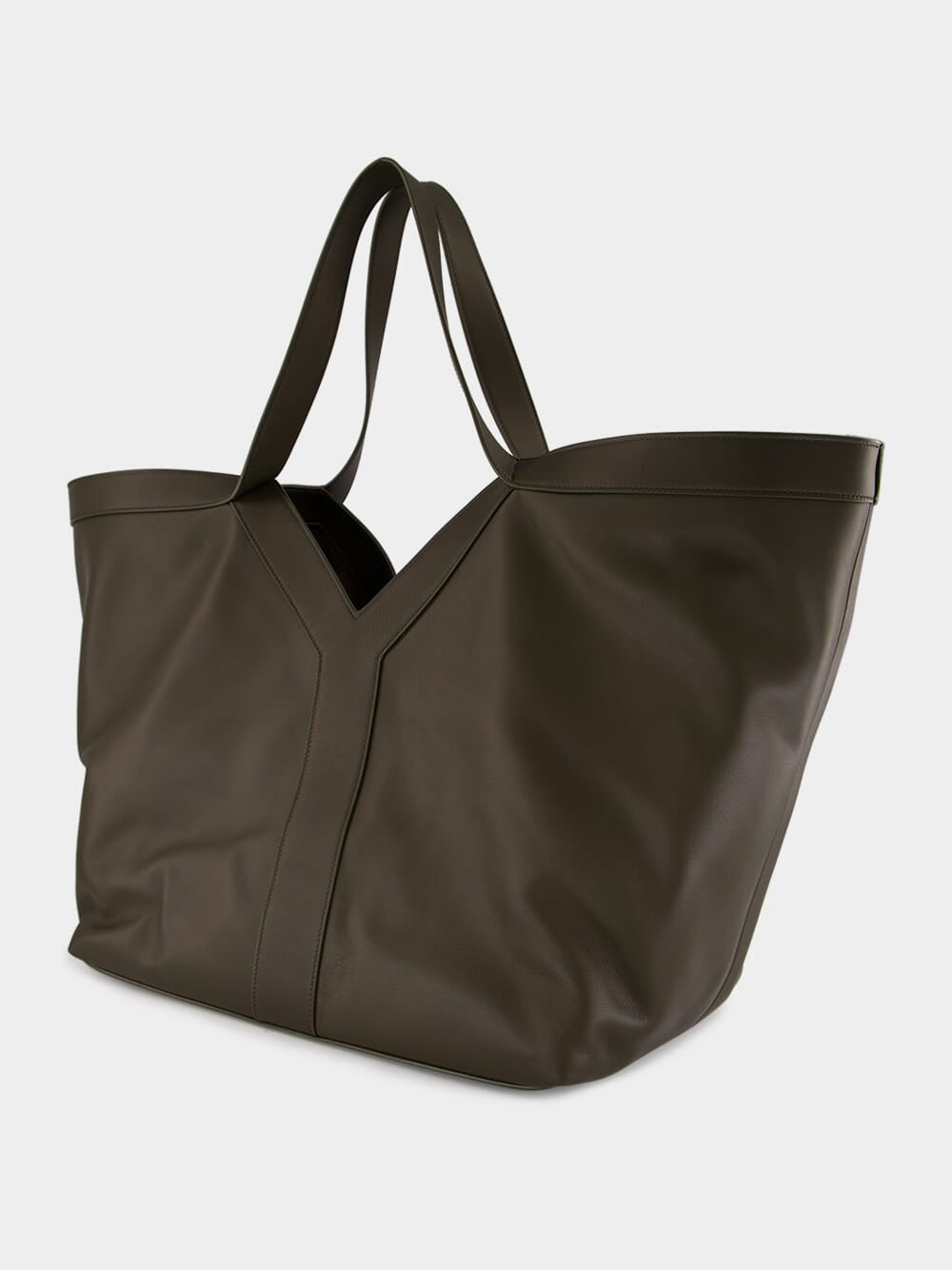 Light Musk Y Tote in Leather
