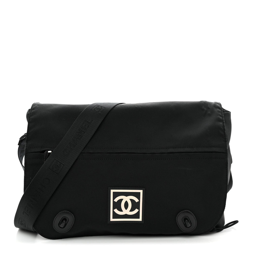 Nylon Sport CC Messenger Black