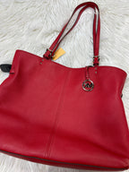 Handbag Designer By Michael Kors In Red, Size:Large