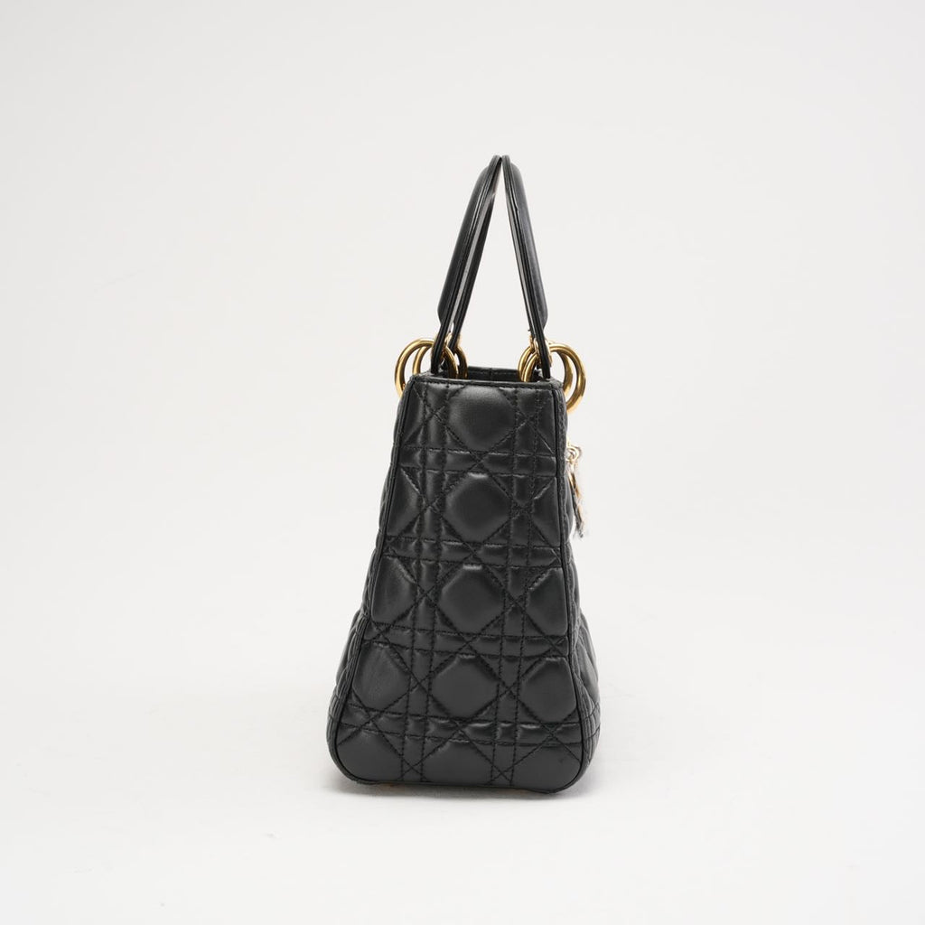 Dior Lady Medium Lamb Black 2015