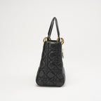 Dior Lady Medium Lamb Black 2015