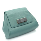 Grained Calfskin Geometric Belt Bag Storm