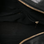 Caviar Quilted Large Bowler Black