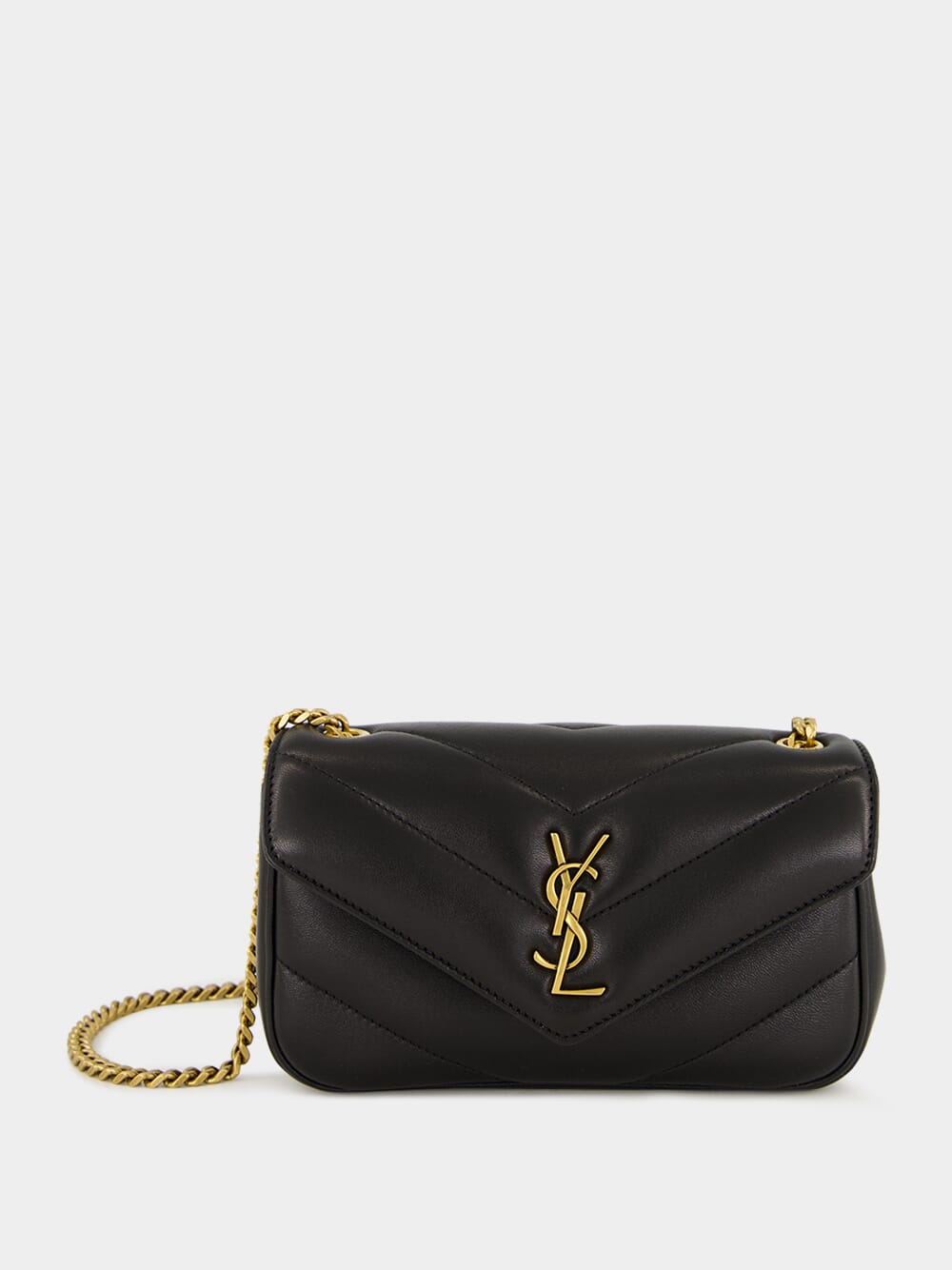 Loulou Mini Bag in Black Lambskin