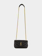 Loulou Mini Bag in Black Lambskin