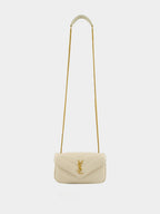 Loulou Mini Bag in Blanc Vintage Lambskin