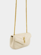 Loulou Mini Bag in Blanc Vintage Lambskin