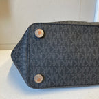 Handbag Designer By Michael Kors In Black & Grey, Size:Large
