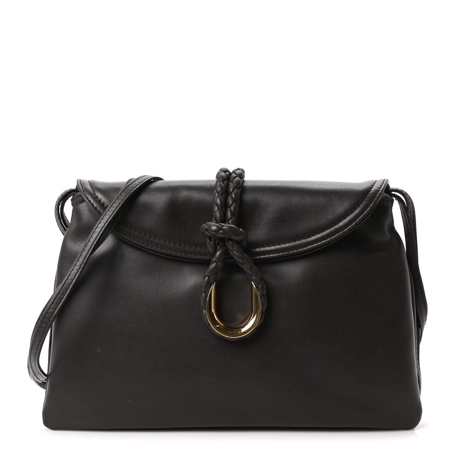 Smooth Calfskin Small Liberta Shoulder Bag Fondant