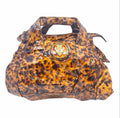 GUCCI Caramel Patent Leather Handbag