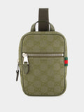 Forest Green GG Canvas Mini Sling Bag