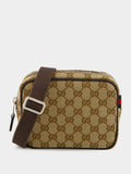 Beige 	GG Canvas Mini Crossbody Bag