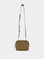 Beige 	GG Canvas Mini Crossbody Bag