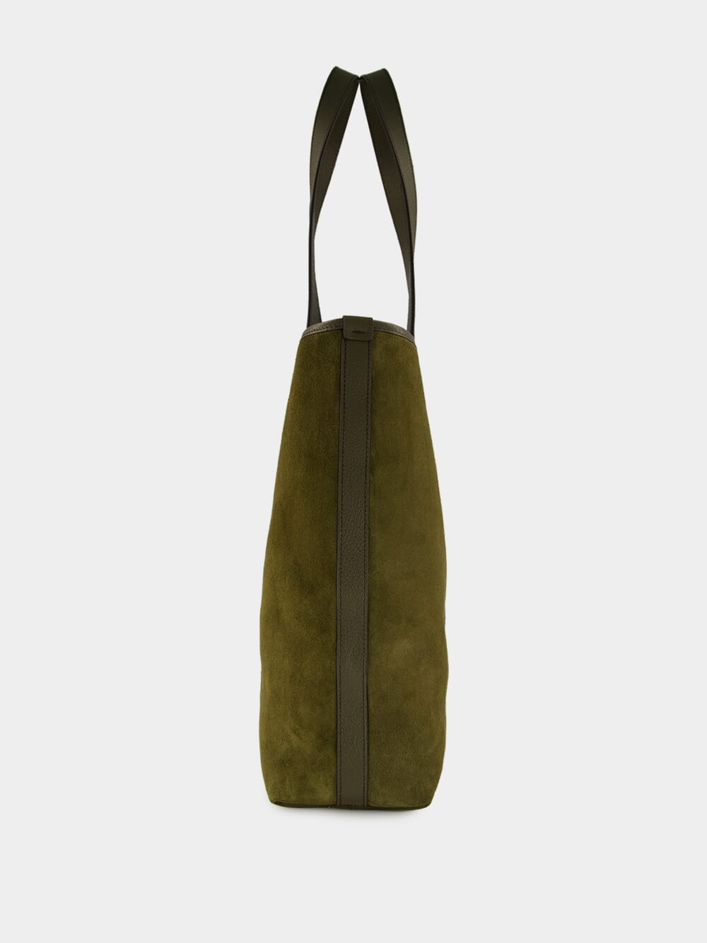 Dark Green Suede Ophidia Tote Bag