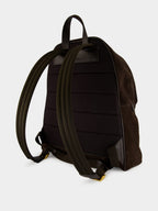 Dark Brown Suede Ophidia Backpack