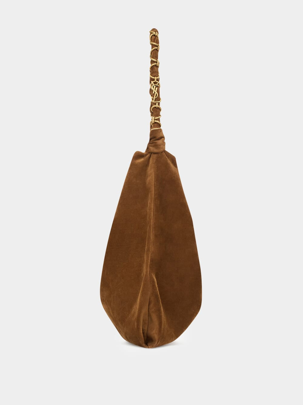 Caramel Cognac Amalia Suede Handbag