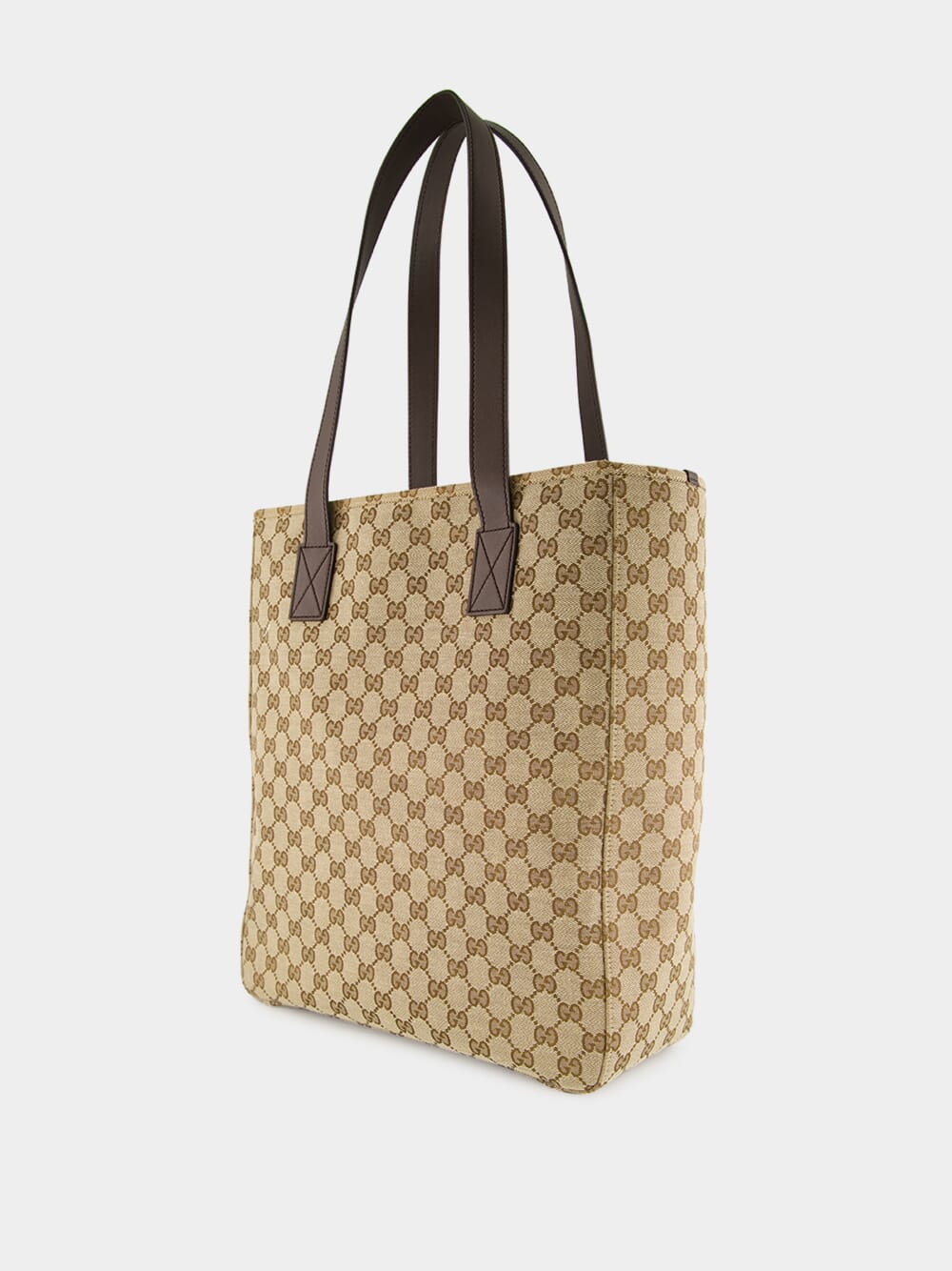 Ebony 	Medium GG Canvas Tote Bag