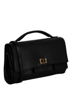 Balenciaga Womens Bel Air Small Leather Clutch Bag