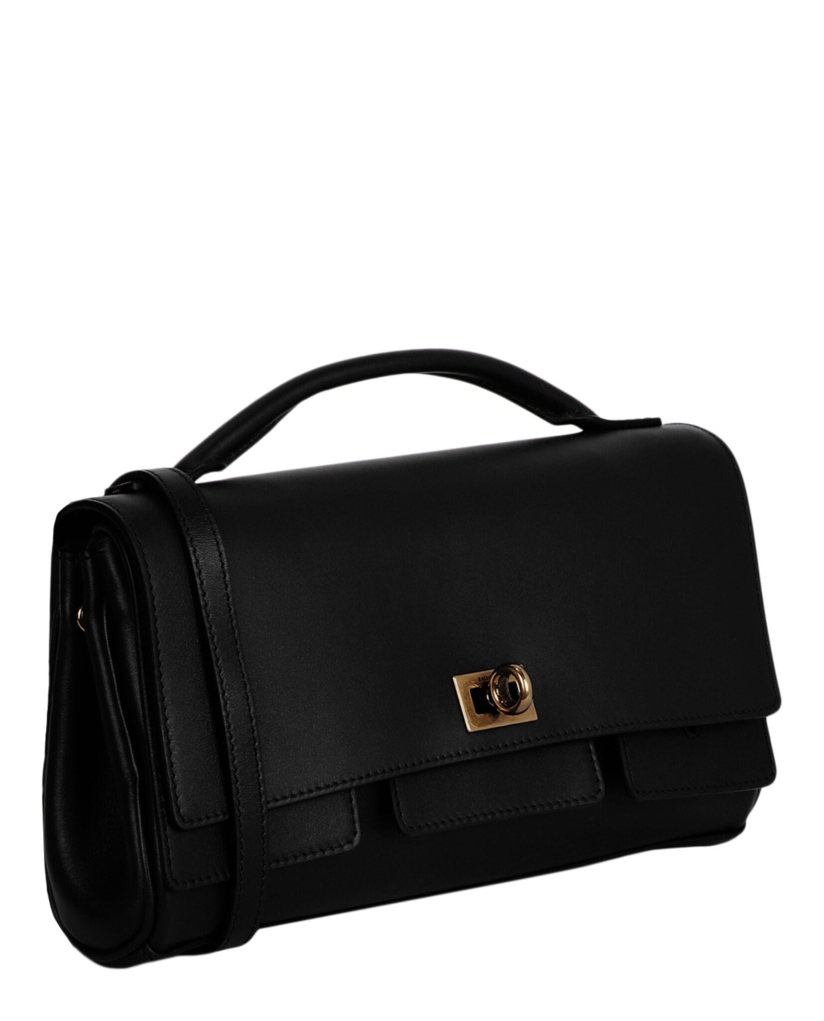 Balenciaga Womens Bel Air Small Leather Clutch Bag