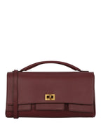 Balenciaga Womens Bel Air Small Leather Clutch Bag