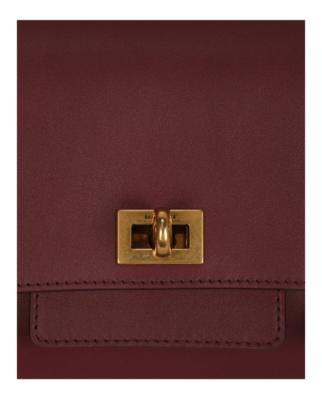 Balenciaga Womens Bel Air Small Leather Clutch Bag