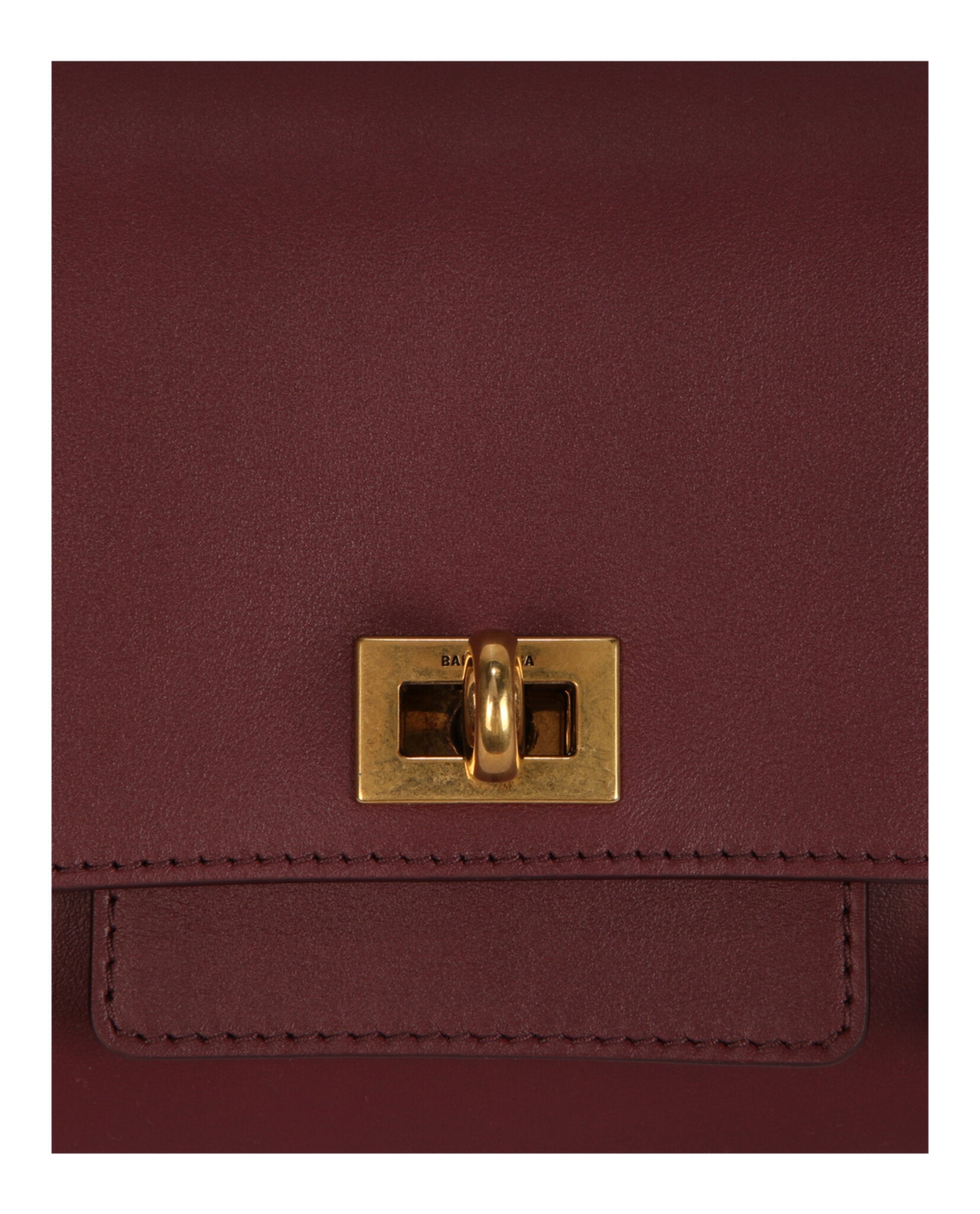Balenciaga Womens Bel Air Small Leather Clutch Bag