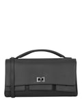 Balenciaga Womens Bel Air Small Leather Clutch Bag
