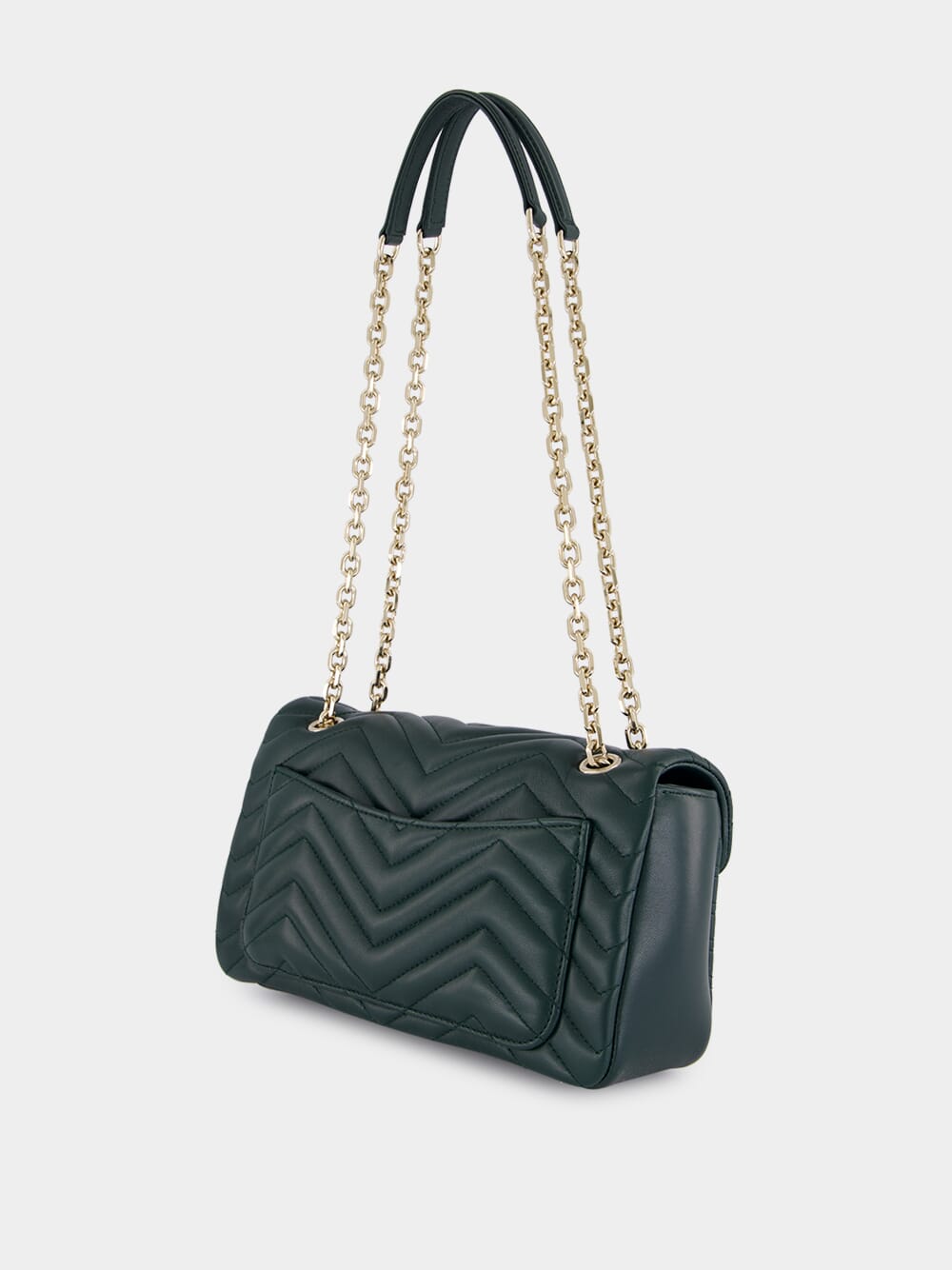 Green GG Marmont Leather Shoulder Bag
