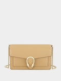 Beige Dionysus Mini Leather Shoulder Bag