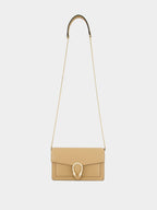 Beige Dionysus Mini Leather Shoulder Bag