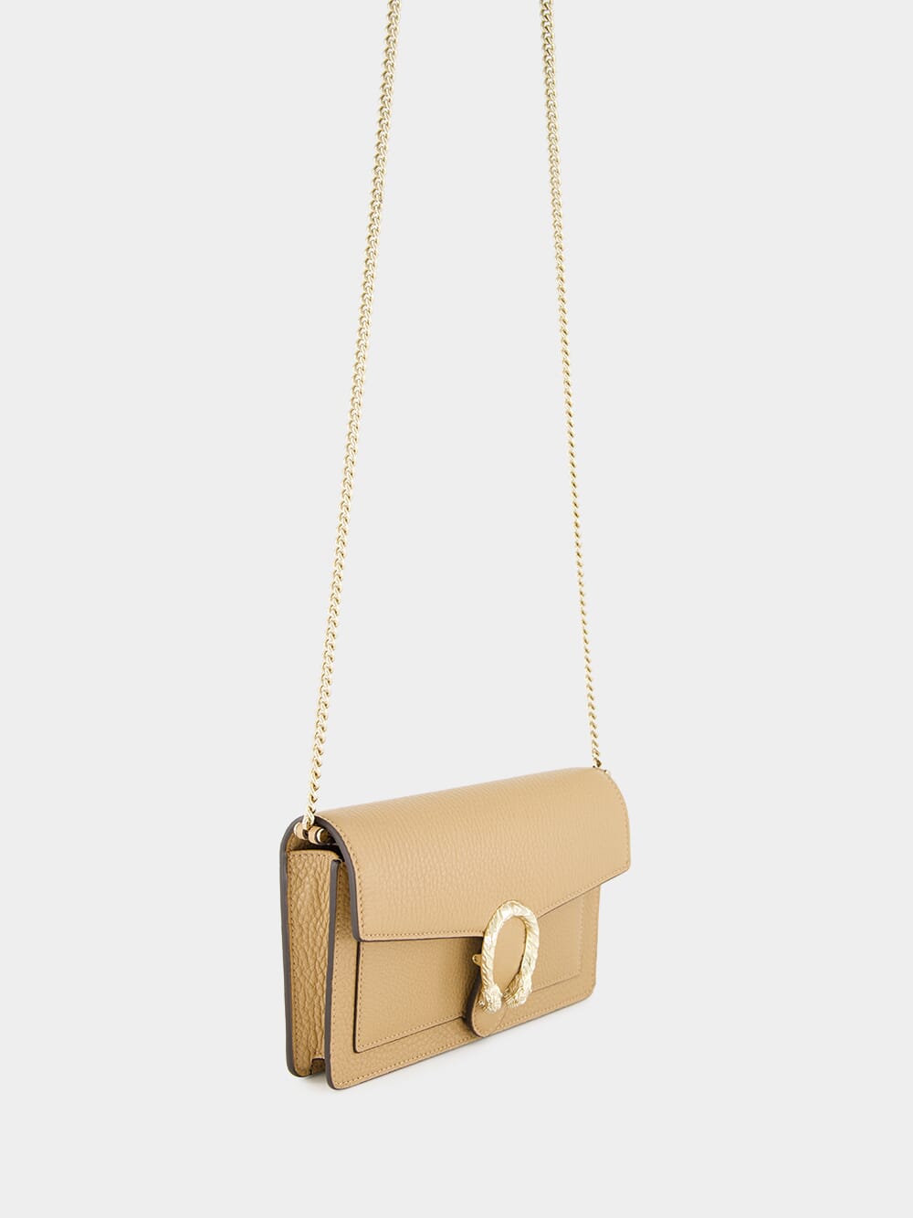 Beige Dionysus Mini Leather Shoulder Bag