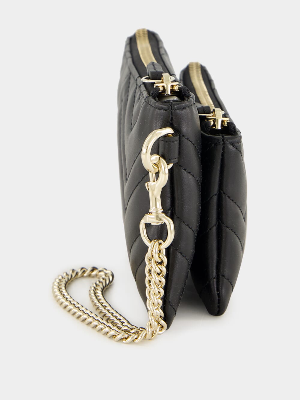 Black GG Marmont Pouch with Chain