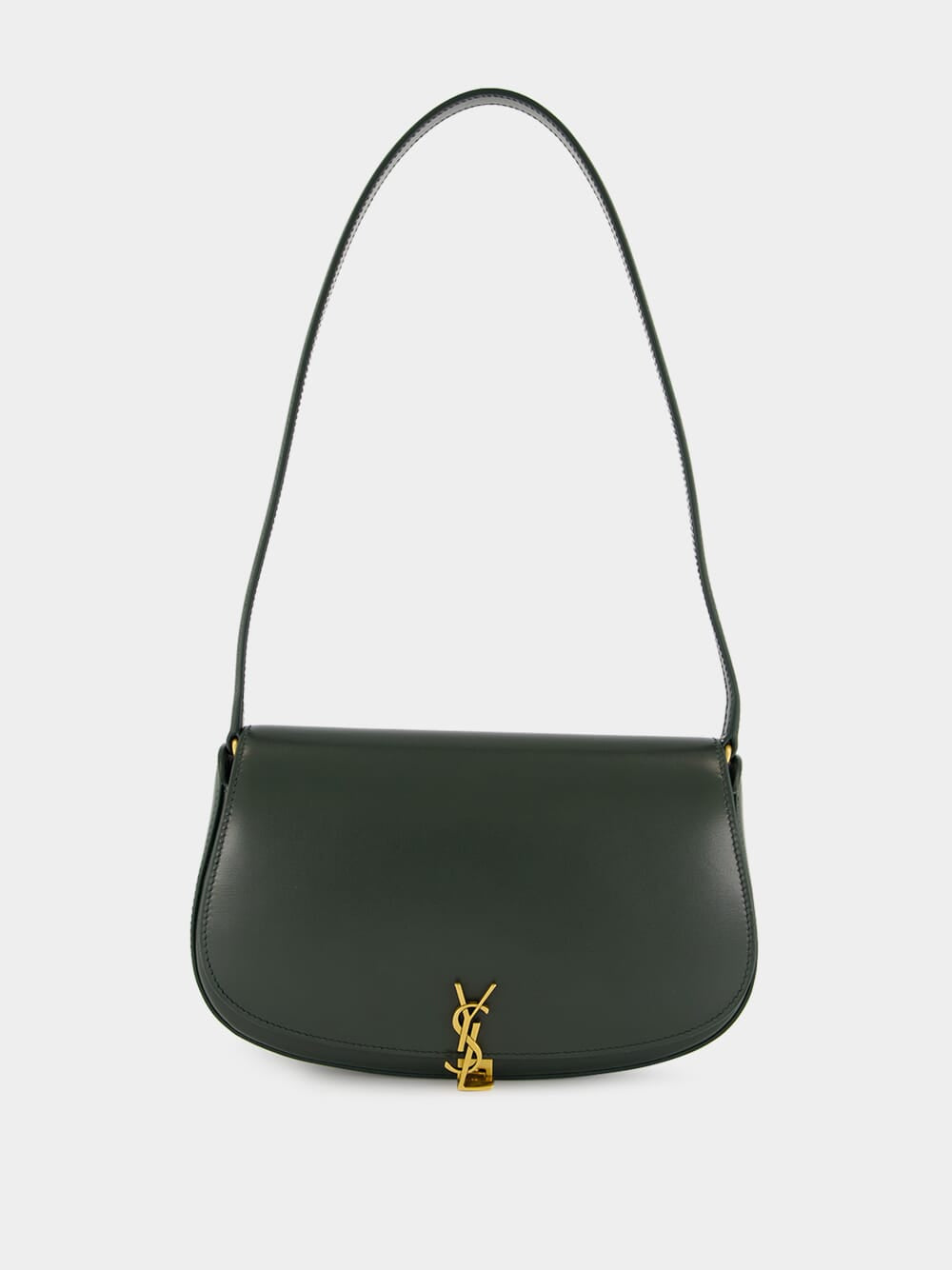 Mini Voltaire Shoulder Bag in Vert Fonce
