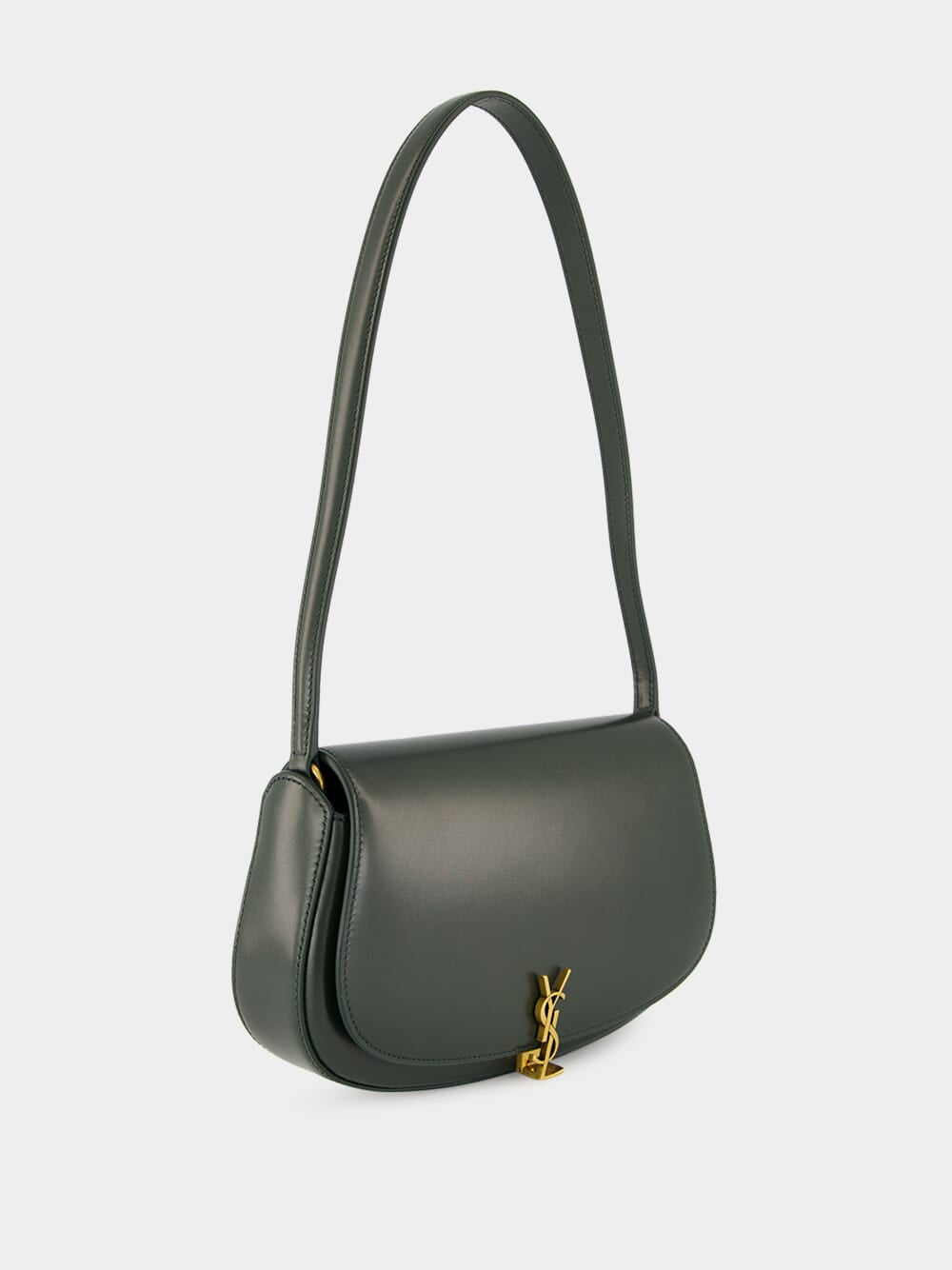 Mini Voltaire Shoulder Bag in Vert Fonce