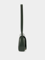 Mini Voltaire Shoulder Bag in Vert Fonce