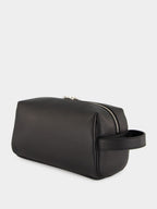 Black Leather Rodeo Toiletry Pouch