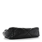 Goatskin Quilted Medium Chanel 19 Flap Black