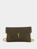 Cassandre Chain Pouch in Light Musk Lambskin