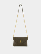 Cassandre Chain Pouch in Light Musk Lambskin