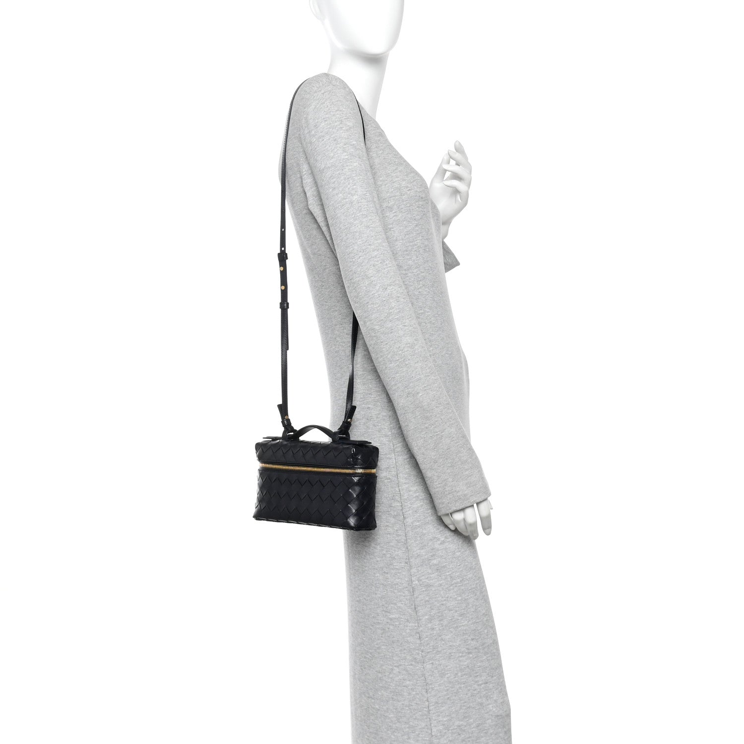 Calfskin Intrecciato Bang Bang Vanity Case Nocturnal