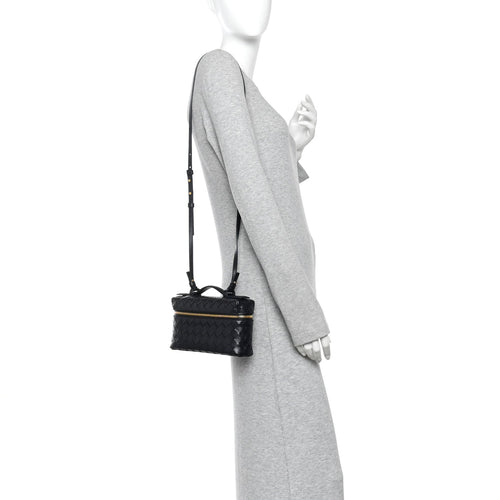 Calfskin Intrecciato Bang Bang Vanity Case Nocturnal