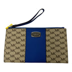 Wristlet Designer By Michael Kors In Blue, Size:Medium