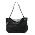 Caviar Quilted Simply CC Hobo Black