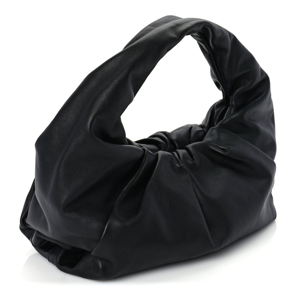 Smooth Butter Calfskin Small The Shoulder Pouch Black