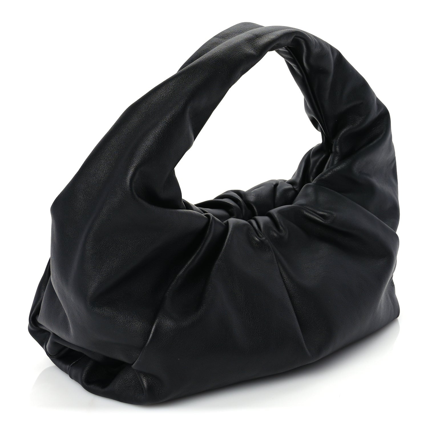 Smooth Butter Calfskin Small The Shoulder Pouch Black