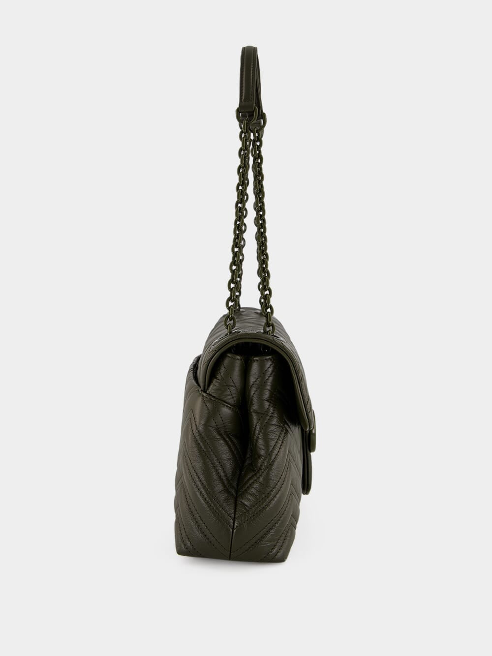 Forest Green GG Marmont Medium Bag
