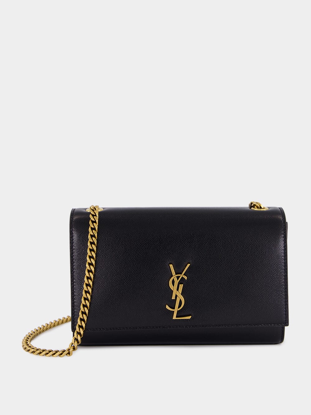 Black Kate Shoulder Bag in Calfskin