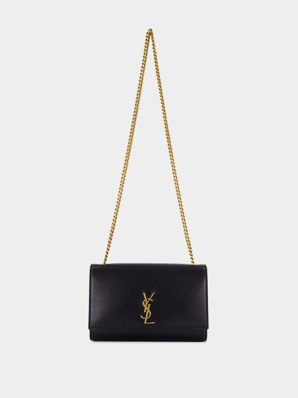 Black Kate Shoulder Bag in Calfskin