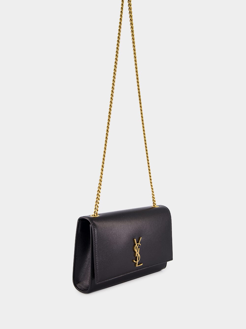Black Kate Shoulder Bag in Calfskin